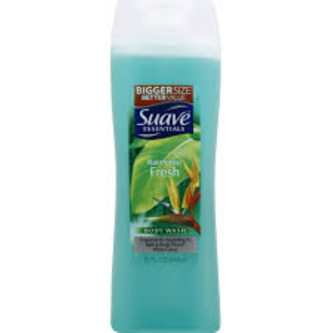 SUAVE ESS. B/WASH RAINFOREST FRESH 354ML